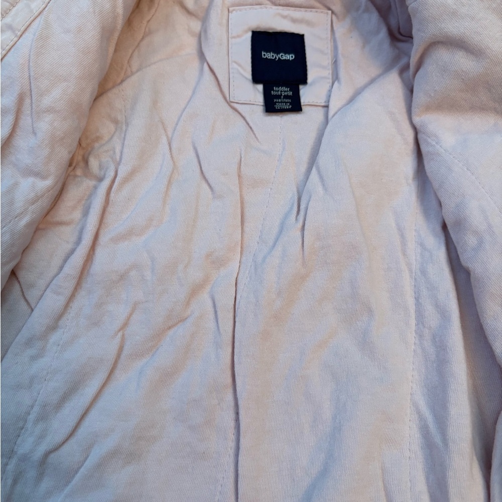 GAP Soft Pink Spring/Fall Jacket - Size 2T - Picture 5 of 6